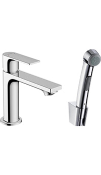 Смеситель для раковины HANSGROHE Rebris E с гигиеническим душем 72216000